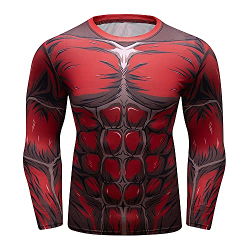 MAOKEI - 3D Colossal Titan Gym T-Shirt -