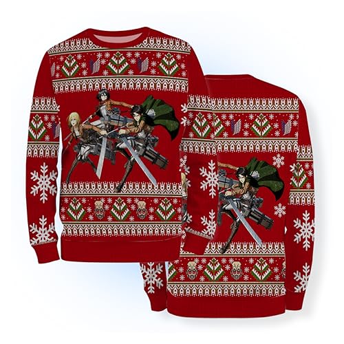 MAOKEI - AOT Ackerman Team Epic Christmas Sweater -