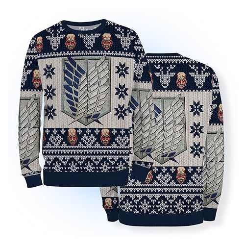 MAOKEI - AOT Emblem Christmas Sweater Style 1 -