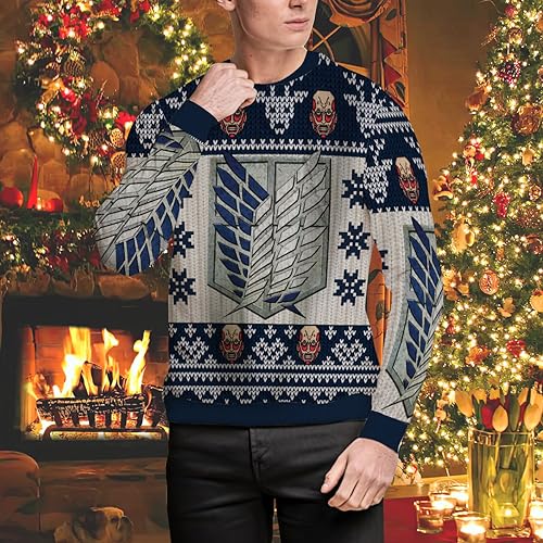 MAOKEI - AOT Emblem Christmas Sweater Style 1 -