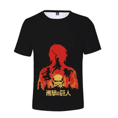 MAOKEI - AOT Exploration Battalion Main Characters Attack Shirt -