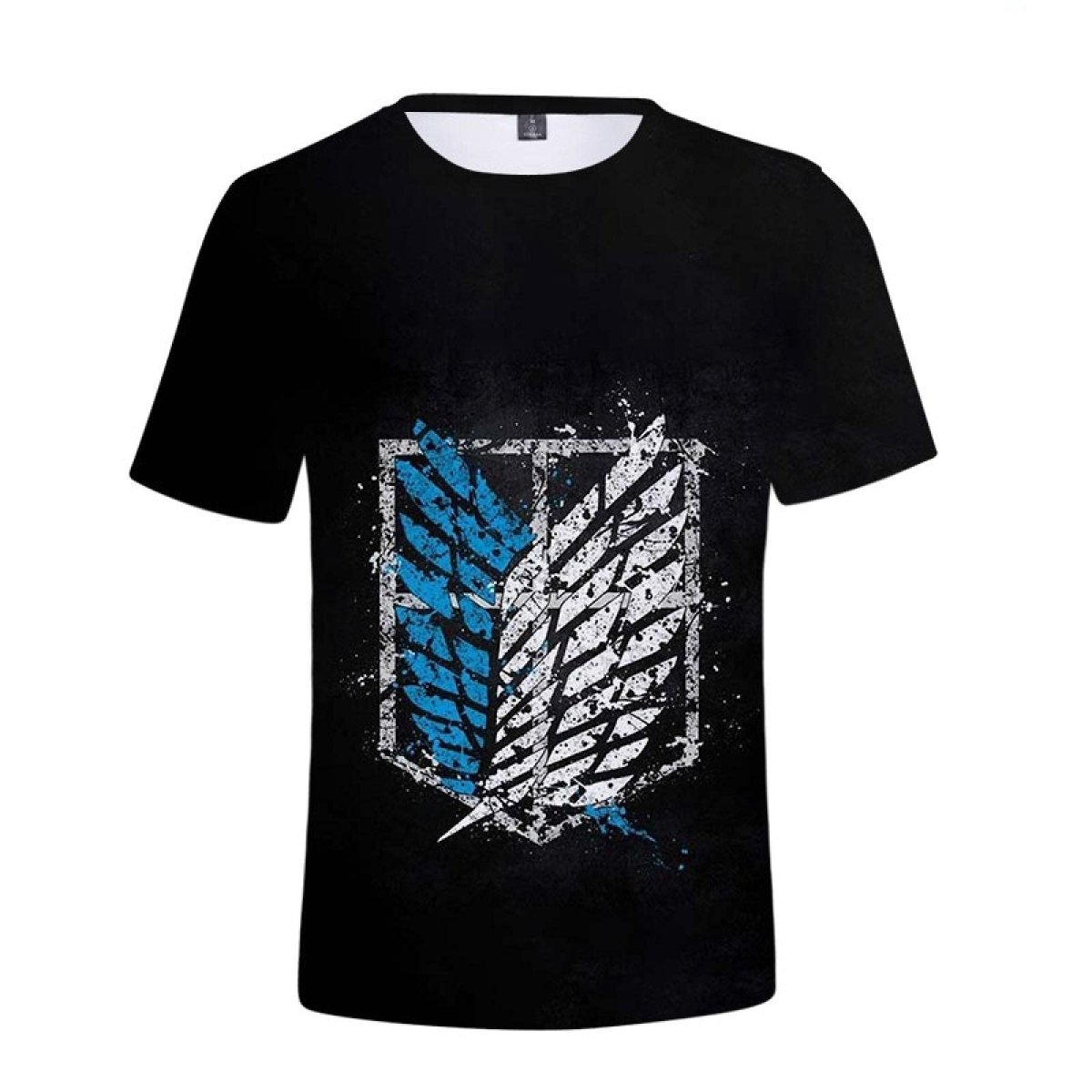 MAOKEI - AOT Hand Graphic Style Emblem Shirt -