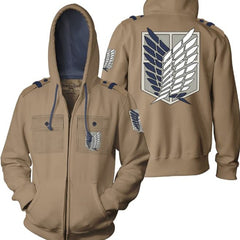 MAOKEI - AOT Military Emblem Hoodie -