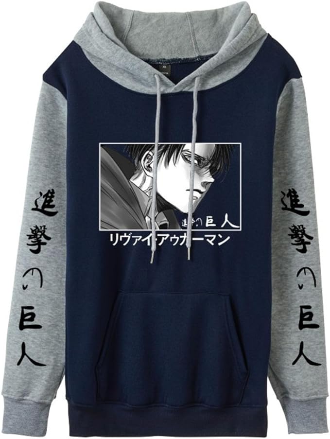 MAOKEI - Attack on Titan Livaï Classic Eye Epic Hoodie - B0CKQX22YM-2