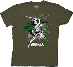 MAOKEI - Attack On Titans Levi Full Rage Attack Shirt - B00U0HF4EU-2