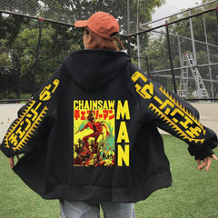 MAOKEI - Chainsaw Man Standard Style 2 Hoodie - 1005003469153162-Black-XS