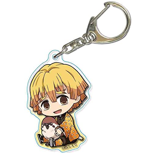 MAOKEI - Demon Slayer Agatsuma Zenitsu Kawaï Keychain - B09ZYKP16Z