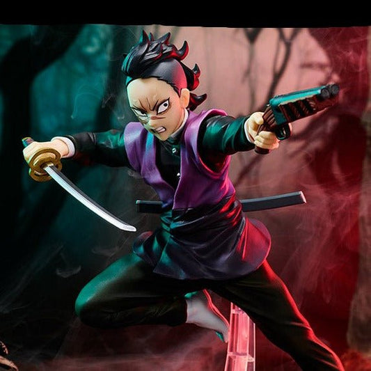 MAOKEI - Demon Slayer Genya Shinazugawa Gun Sword Statue - B0CL151LQW