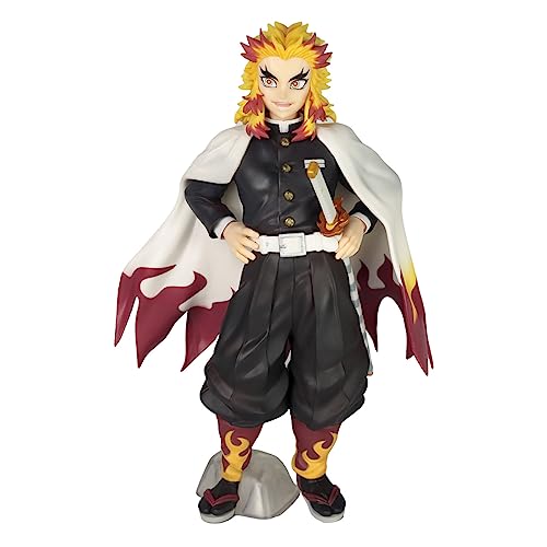 MAOKEI - Demon Slayer Kyojuro Rengoku Fire Pillar Pose 2 Figure - B0B57NFLWN