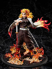 MAOKEI - Demon Slayer Kyojuro Rengoku Flame Pillar Fire Pose Figure Statue - B09GM18X5H