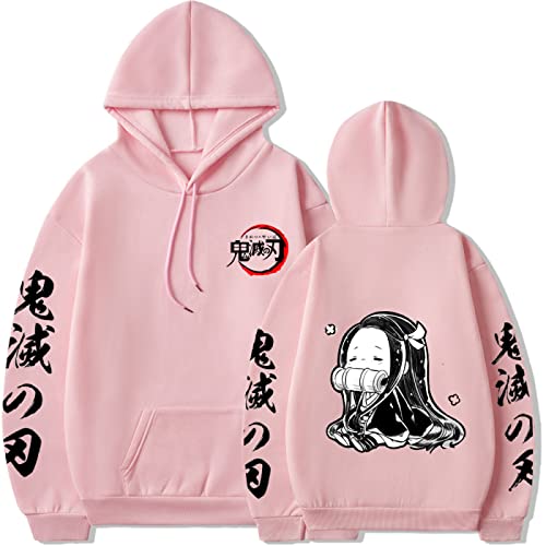 MAOKEI - Demon Slayer Nezuko Chibi Resting Hoodie - B0C53ZJB4V-1