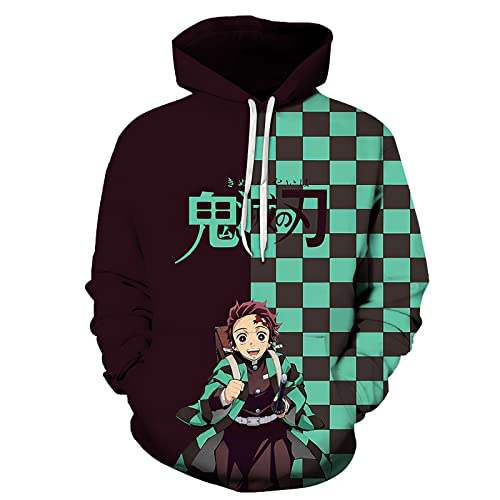 MAOKEI - Demon Slayer Tanjiro Cosplay Hoodie Style 4 - B09Y8DYWGP