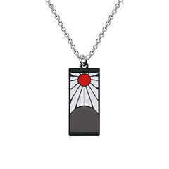 MAOKEI - Demon Slayer Tanjiro Sun Inspired Necklace - B08ZDHTGVV