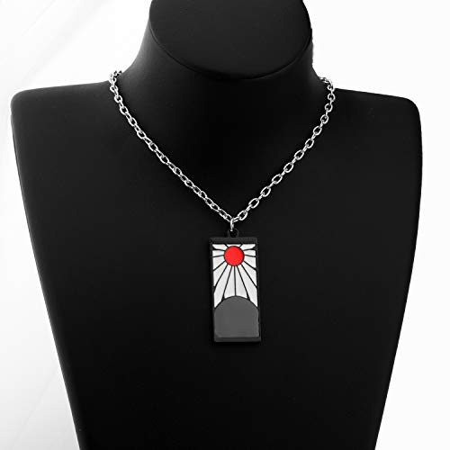 MAOKEI - Demon Slayer Tanjiro Sun Inspired Necklace - B08ZDHTGVV