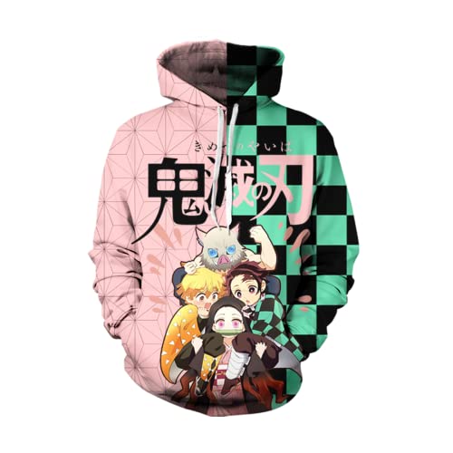 MAOKEI - Demon Slayer Tanjiro Team Solidarity Hoodie - B0BJ6GL33G