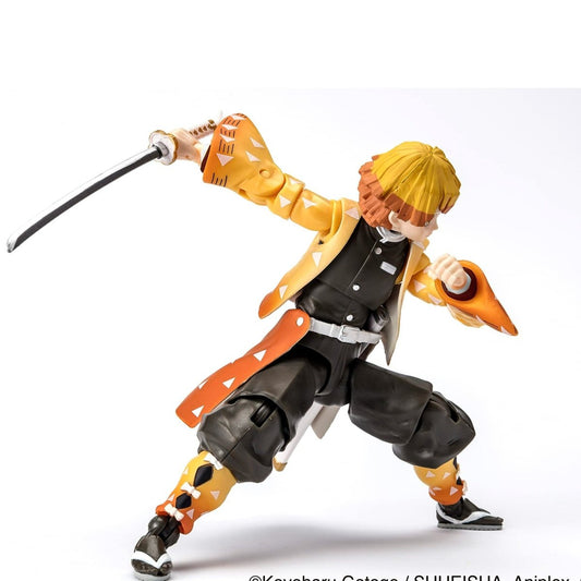 MAOKEI - Demon Slayer Zenitsu with Sword Multi Action Figure - B0B8NPW8JB