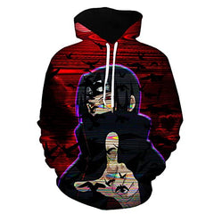 MAOKEI - Itachi Uchiha Fan Art Bug Hoodie - B0B7QZPMBH