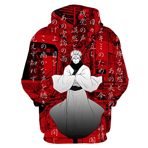 MAOKEI - Jujutsu Kaisen Sukuna Mantra Hoodie - B0CKJ2N1TX