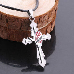 MAOKEI - Kurosaki Ichigo Crucified Mask Necklace - 32728258989-cross