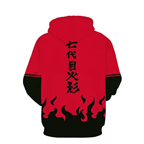 MAOKEI - Naruto Hokage Robe Inspired Hoodie Style 2 - B09KGTMG3Y