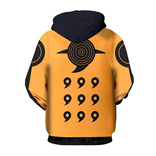 MAOKEI - Naruto Sage Mode Transformation Style 2 Hoodie - B0B8S1ZP7K