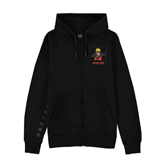 MAOKEI - Naruto Shippuden New Edition 2023 Black Hoodie - B09JP37FFH