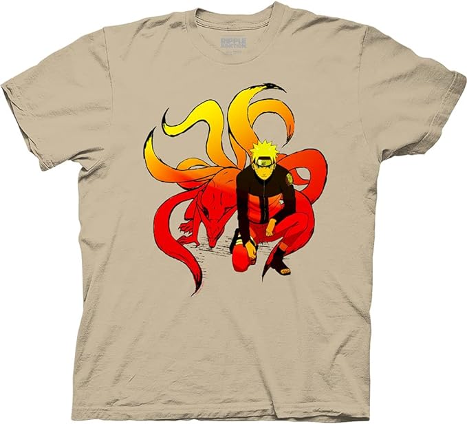 MAOKEI - Naruto x Kurama Fashion T-shirt Style III - B00U0HV822