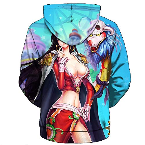 MAOKEI - One Piece Boa Hancock Stylish Pose Hoodie - B07ZFWSQG9