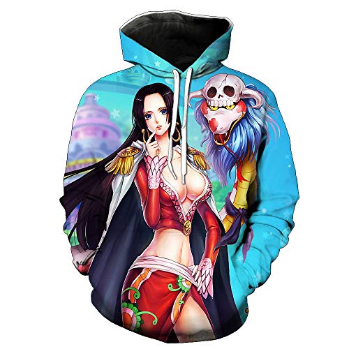 MAOKEI - One Piece Boa Hancock Stylish Pose Hoodie - B07ZFWSQG9