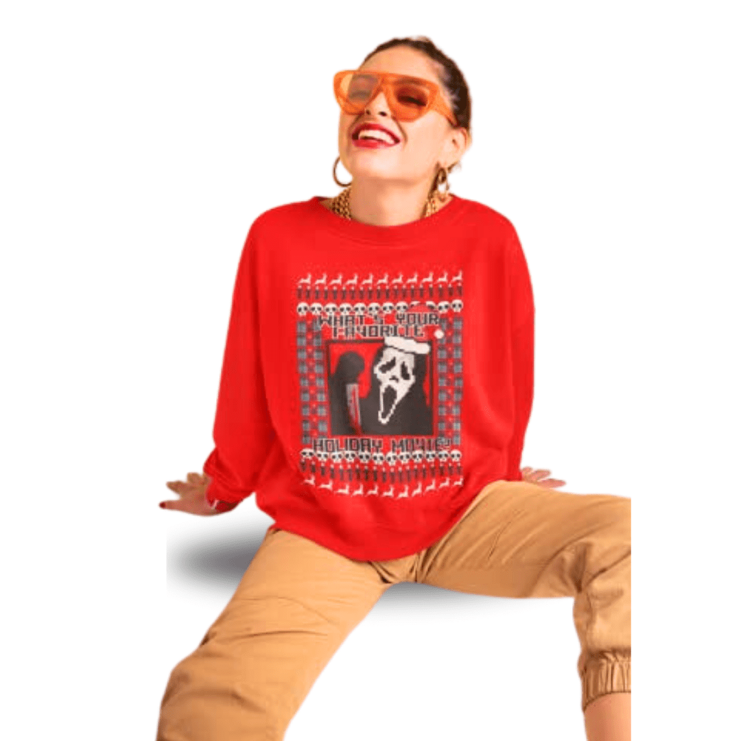 MAOKEI - One Piece Brook Festive Christmas Sweater - B0BMJRN180