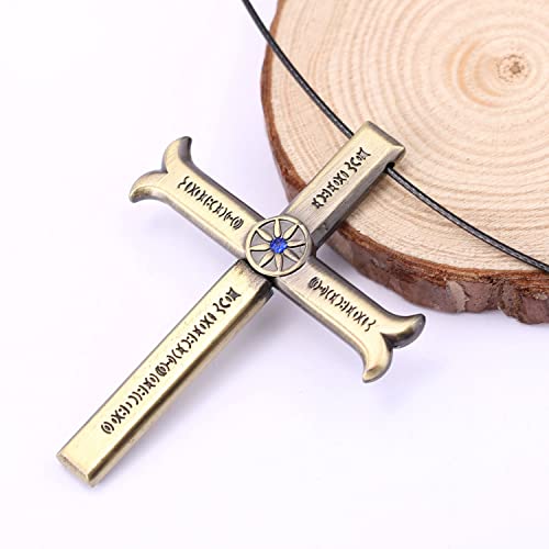 MAOKEI - One Piece Mihawk Hawkeye Sword Inspired Necklace - B0BVMST35N