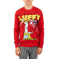 MAOKEI - One Piece Monkey D Luffy Epic Christmas Sweater - B0C382LJ8L