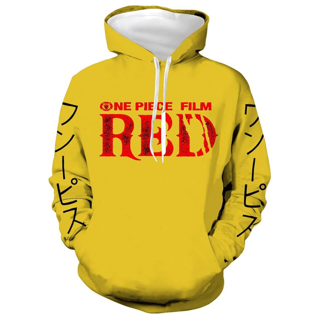 MAOKEI - One Piece RED Film Official Hoodie Style 1 - B0B3CS63SJ-3