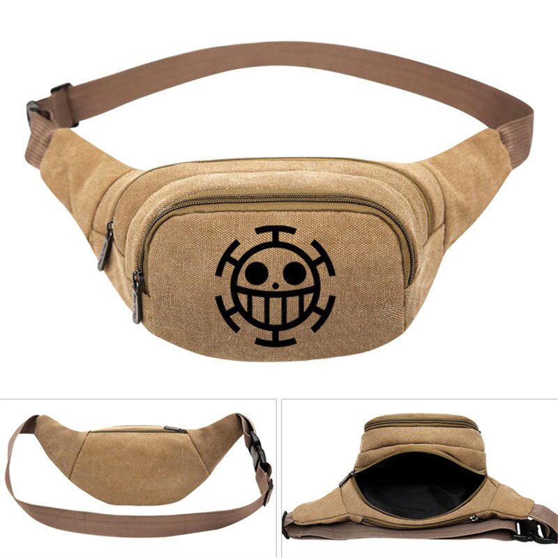 MAOKEI - One PIece Trafalgar Law Canvas Fanny Pack - 32849650543-Style 2