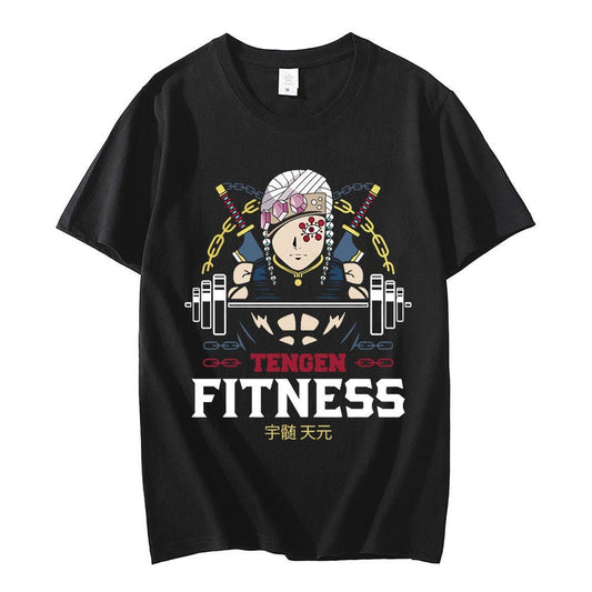 MAOKEI - Tengen Uzui Fitness T-Shirt - 1005004791778128-Black-XS