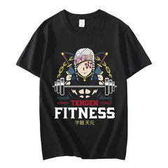 MAOKEI - Tengen Uzui Fitness T-Shirt - 1005004791778128-Black-XS