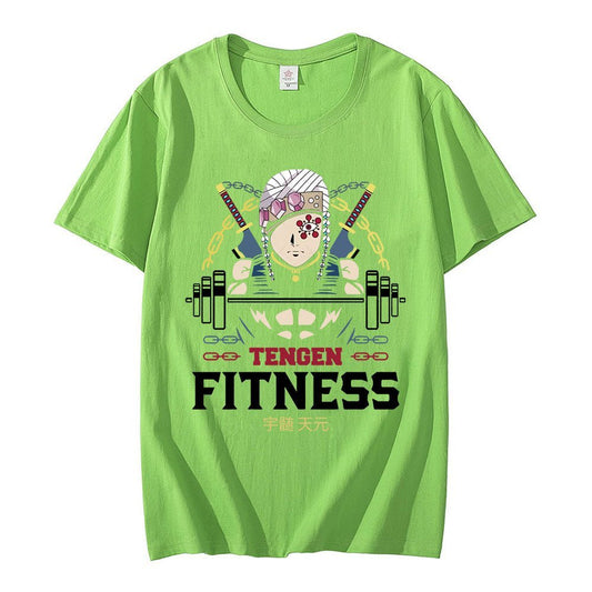 MAOKEI - Tengen Uzui Fitness T-Shirt - 1005004791778128-Black-XS