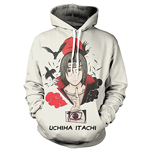 MAOKEI - Uchiha Itachi Fan Art Dedicated Hoodie - B0B6CX3S7J